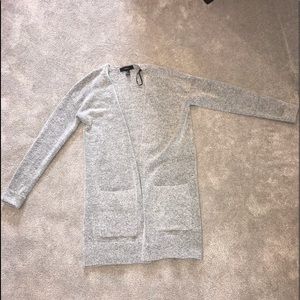 Grey cardigan